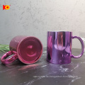 Hotel und Restaurant 11oz Keramik Elektroplatte, Metallic -Becher, Sublimation Becher